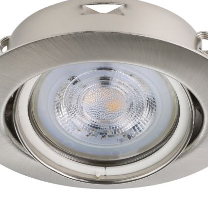 Eglo - LOT 3x Spot encastrable 1xGU10/4W/230V chrome mat