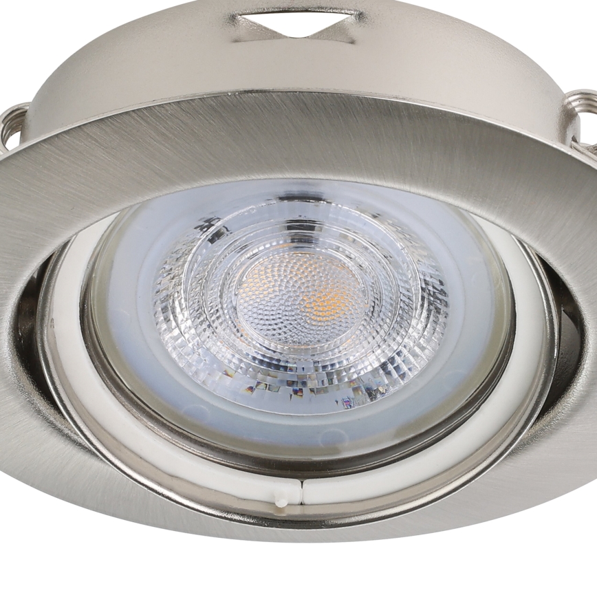 Eglo - LOT 3x Spot encastrable 1xGU10/4W/230V chrome mat
