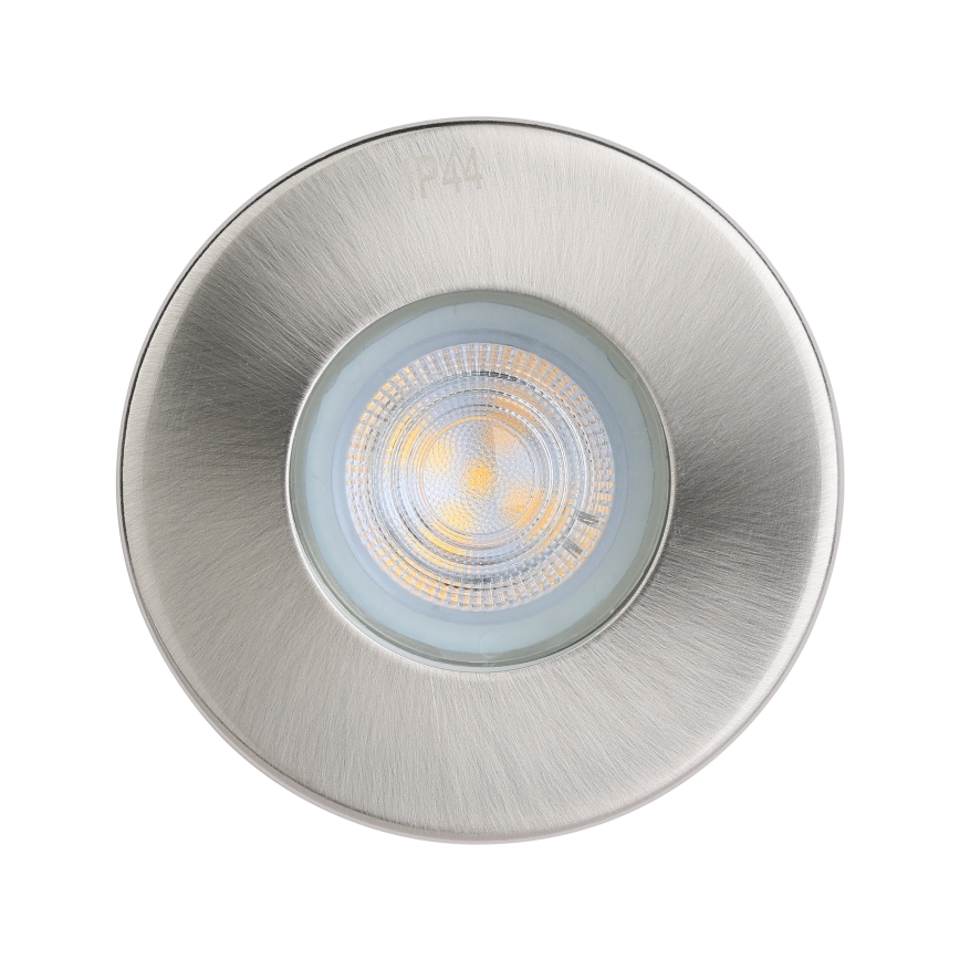 Eglo - LOT 3xLED Spot encastrable salle de bain 1xGU10/4W/230V IP44 chrome mat
