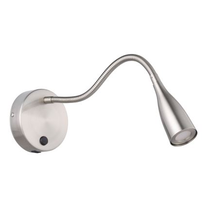 Eglo - Applique murale flexible à LED avec port USB, 3,8 W, 230 V, chrome mat