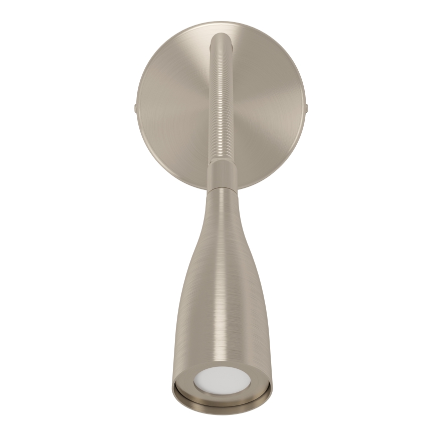 Eglo - Applique murale flexible à LED avec port USB, 3,8 W, 230 V, chrome mat