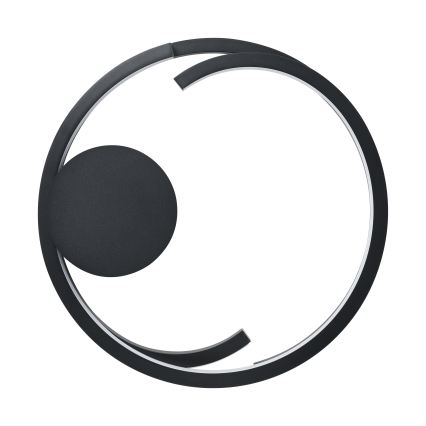 Eglo - Plafonnier LED dimmable 2xLED/20W/230V 2700-6500K Ø 48 cm noir + télécommande