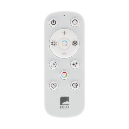 Eglo - Plafonnier LED dimmable 2xLED/20W/230V 2700-6500K Ø 48 cm noir + télécommande