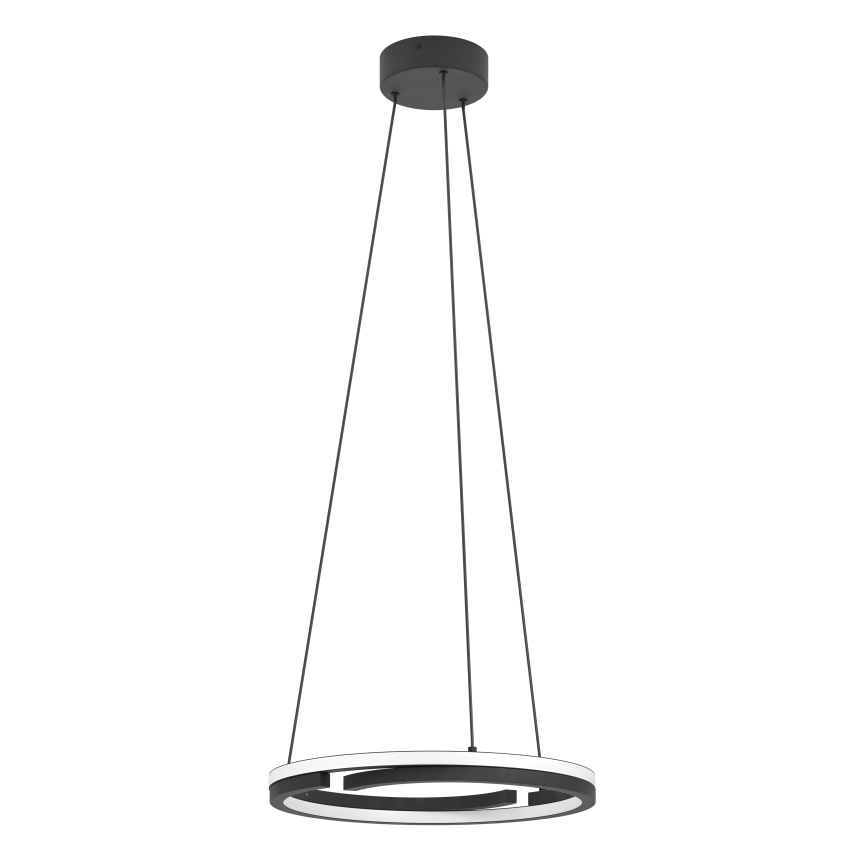 Eglo - Suspension LED dimmable sur câble 2xLED/20W/230V 2700-6500K Ø 48 cm noir + télécommande