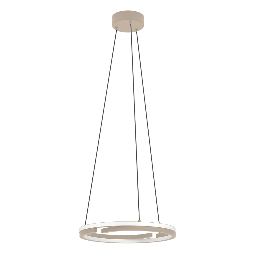 Eglo - Suspension LED dimmable sur câble 2xLED/20W/230V 2700-6500K Ø 48 cm beige + télécommande