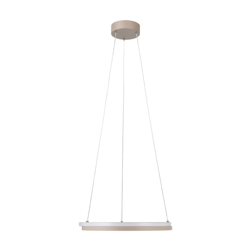Eglo - Suspension LED dimmable sur câble 2xLED/20W/230V 2700-6500K Ø 48 cm beige + télécommande