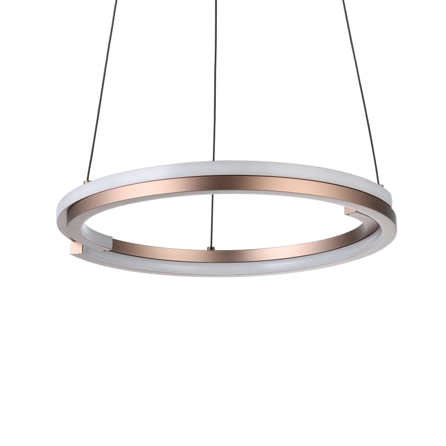 Eglo - Suspension LED dimmable sur câble 2xLED/20W/230V 2700-6500K Ø 48 cm bronze + télécommande