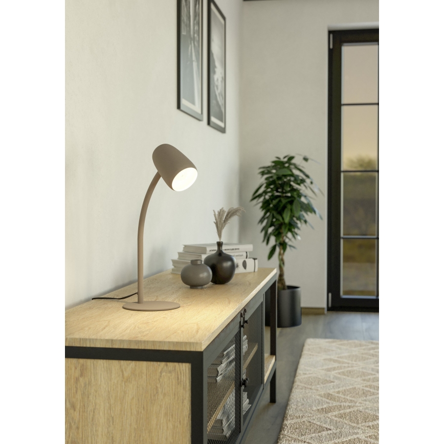 Eglo - Lampe de table 1xE14/18W/230V crème