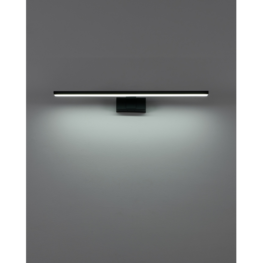 Eglo - Éclairage miroir LED pour salle de bains, 10 W/230 V, 3000/4000/6500 K, 60 cm, IP44, noir