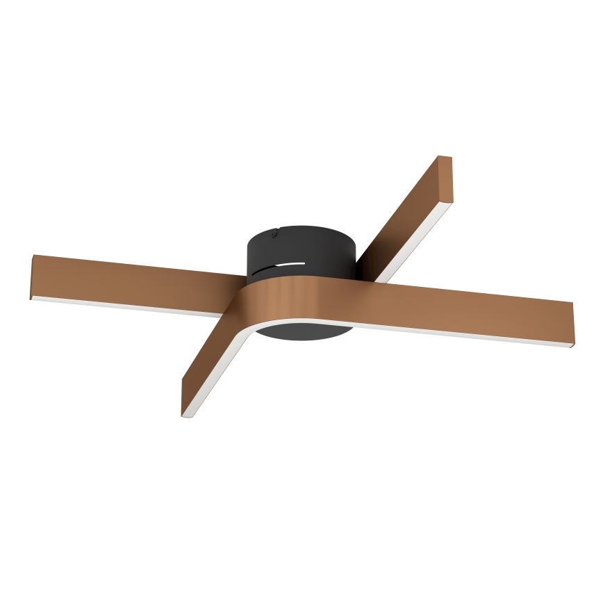 Eglo - Plafonnier LED RGBW dimmable 2xLED/18W/230V cuivré/noir