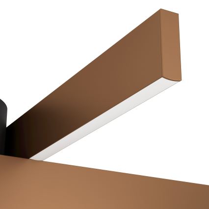 Eglo - Plafonnier LED RGBW dimmable 2xLED/18W/230V cuivré/noir