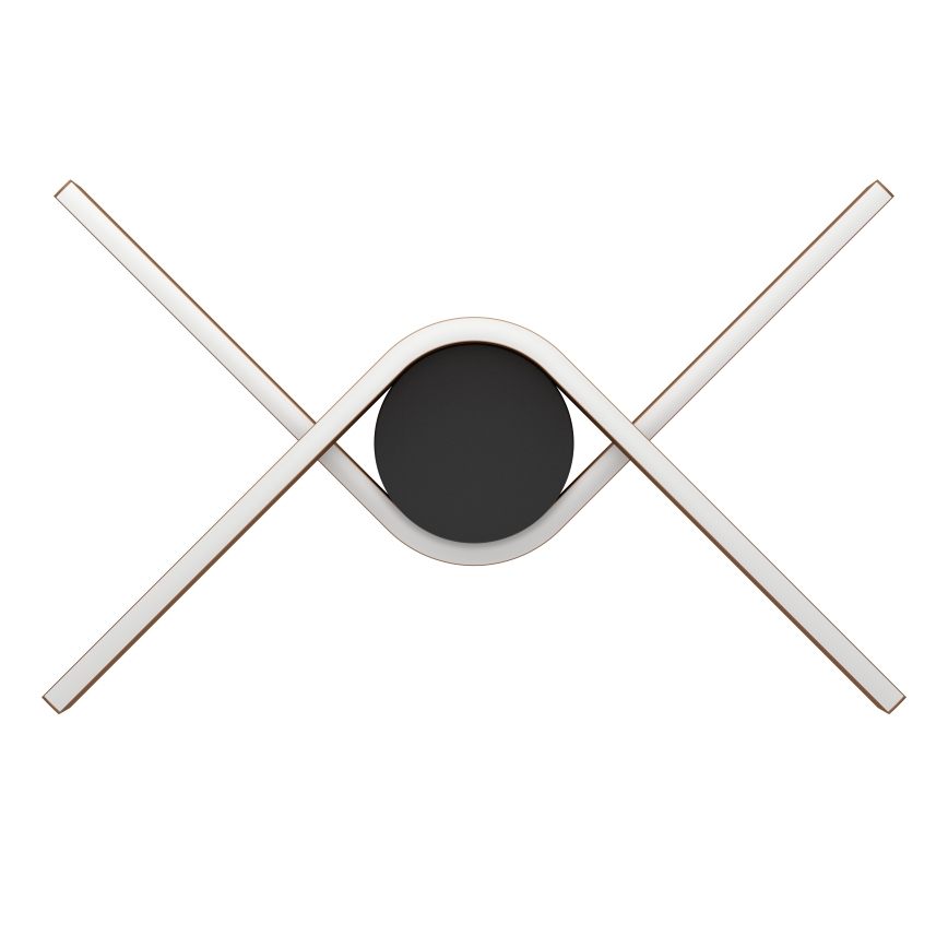 Eglo - Plafonnier LED RGBW dimmable 2xLED/18W/230V cuivré/noir