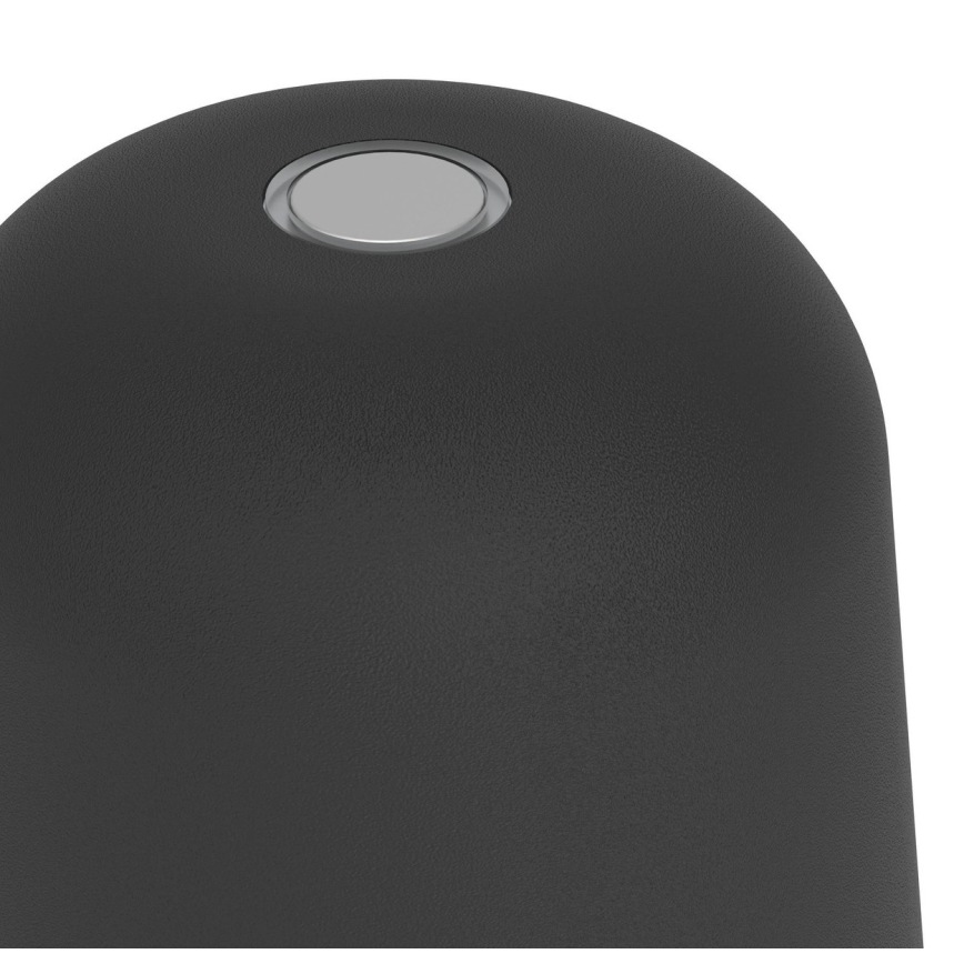 Eglo - Lampe de table extérieure LED, rechargeable, tactile et dimmable 1,8W/5V 2500/3000/4000K 2500 mAh IP54 noire