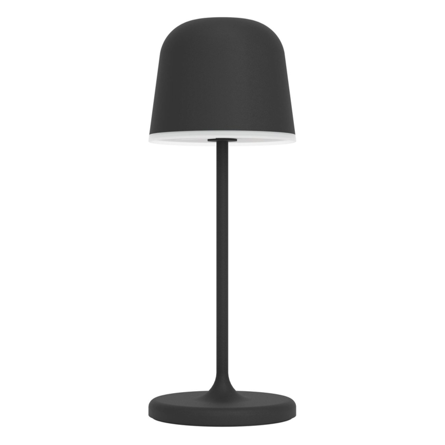 Eglo - Lampe de table extérieure LED, rechargeable, tactile et dimmable 1,8W/5V 2500/3000/4000K 2500 mAh IP54 noire