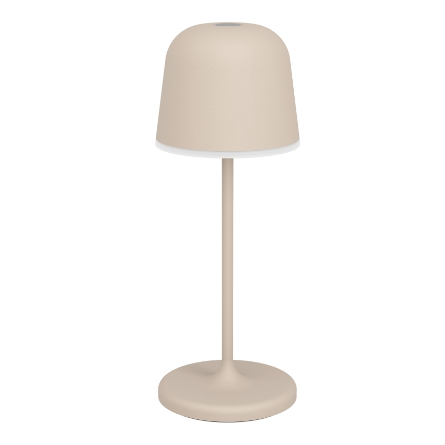 Eglo - Lampe de table d'extérieur tactile LED dimmable et rechargeable LED/1,8W/5V 2500/3000/4000K 2500 mAh IP54 crème