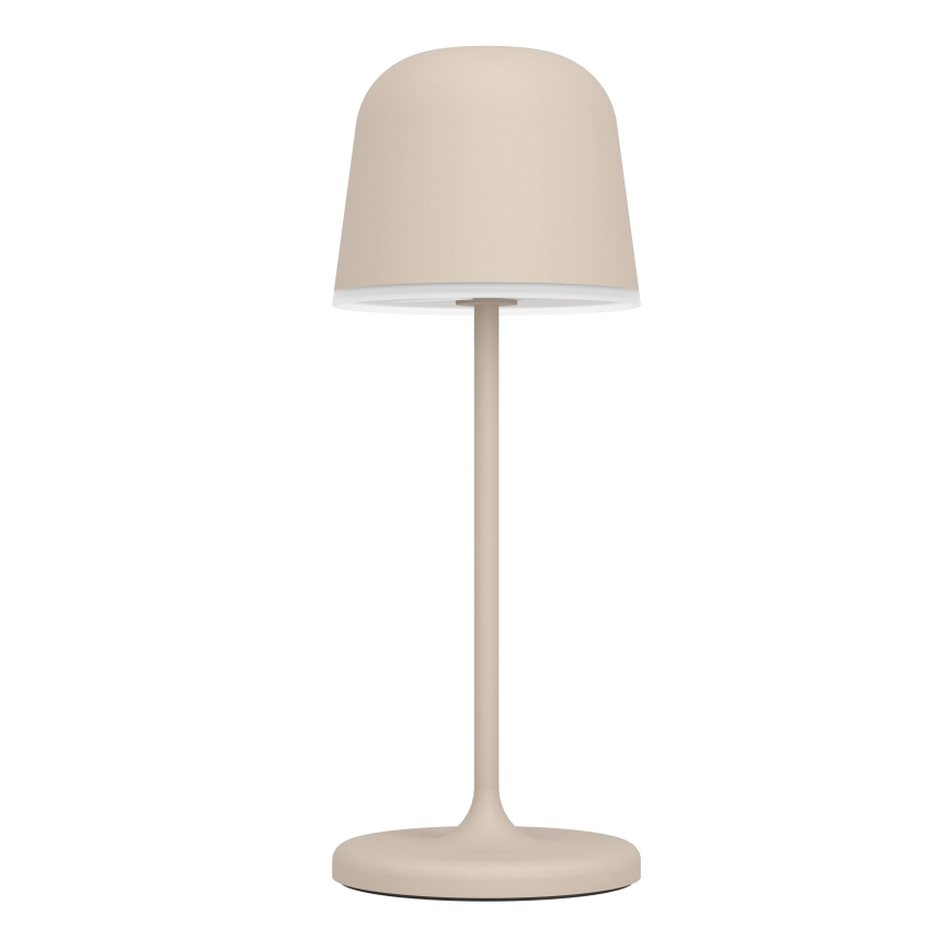 Eglo - Lampe de table d'extérieur tactile LED dimmable et rechargeable LED/1,8W/5V 2500/3000/4000K 2500 mAh IP54 crème