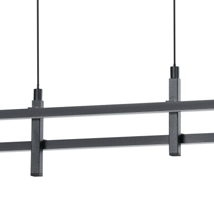 Eglo - Suspension LED sur câble LED/20W/230V noire