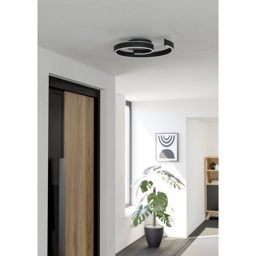 Eglo - Plafonnier LED dimmable LED/37W/230V 3000-6500K noir