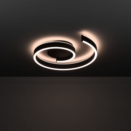 Eglo - Plafonnier LED RGBW dimmable LED/37W/230V 3000-6500K noir