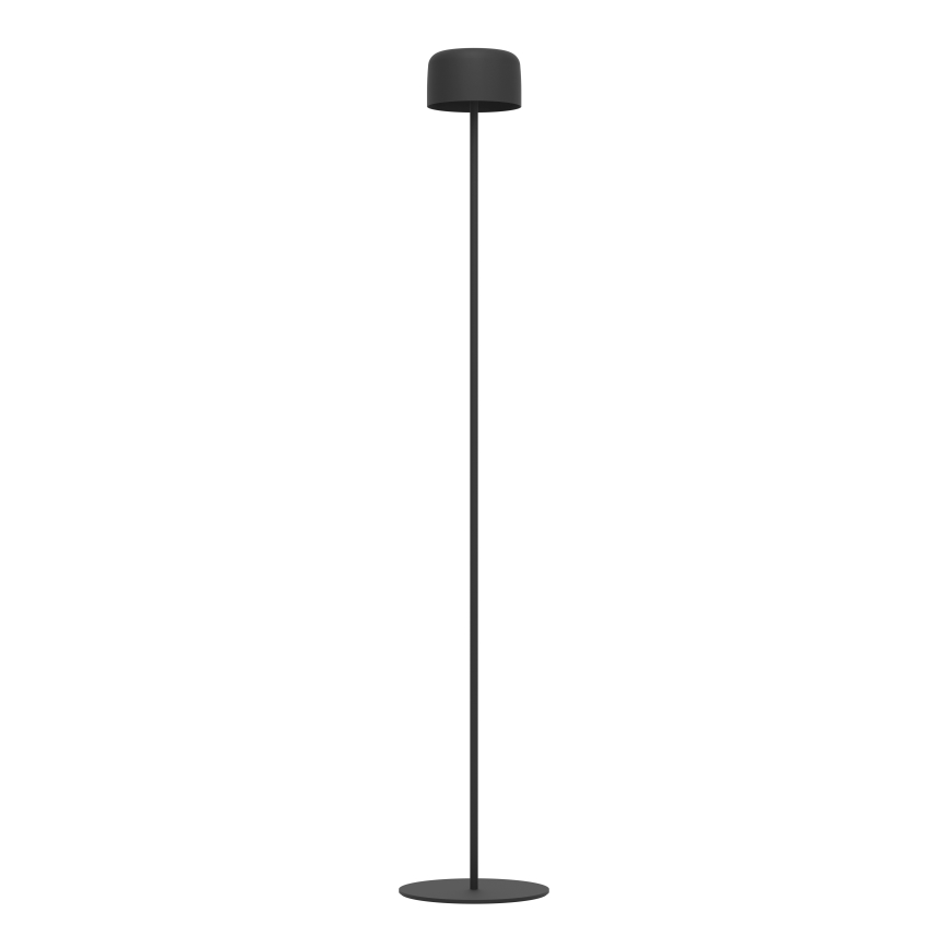 Eglo - Lampadaire solaire LED tactile rechargeable 2,8 W / 3,7 V, 1800 mAh, IP44, noir