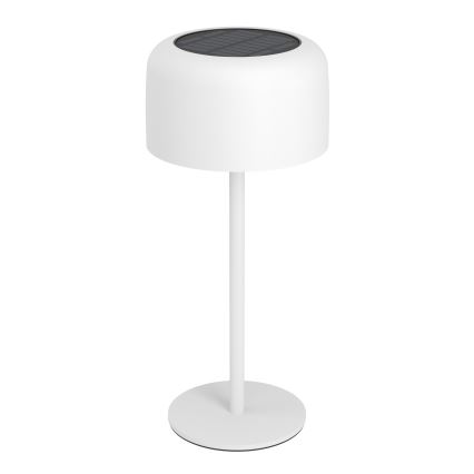 Eglo - Lampe de table solaire tactile LED rechargeable, 2,8 W / 3,7 V, 1800 mAh, IP44, blanche