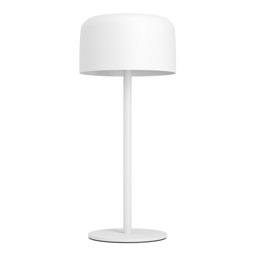 Eglo - Lampe de table solaire tactile LED rechargeable, 2,8 W / 3,7 V, 1800 mAh, IP44, blanche