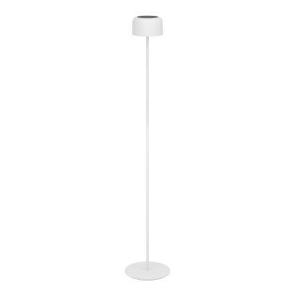 Eglo - Lampadaire tactile solaire à LED rechargeable LED/2,8W/3,7V 1800 mAh IP44 blanc