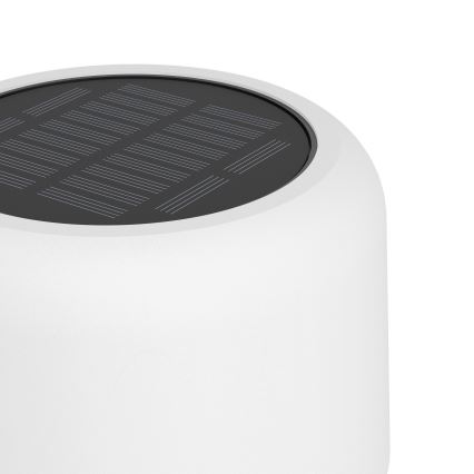 Eglo - Lampadaire LED solaire rechargeable tactile LED/2,8W/3,7V 1800 mAh IP44 blanc
