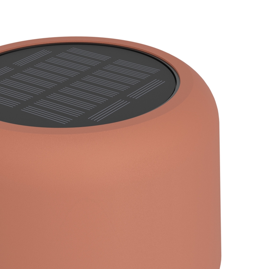 Eglo - Lampe sur pied solaire tactile rechargeable LED/2,8W/3,7V 1800 mAh IP44 orange