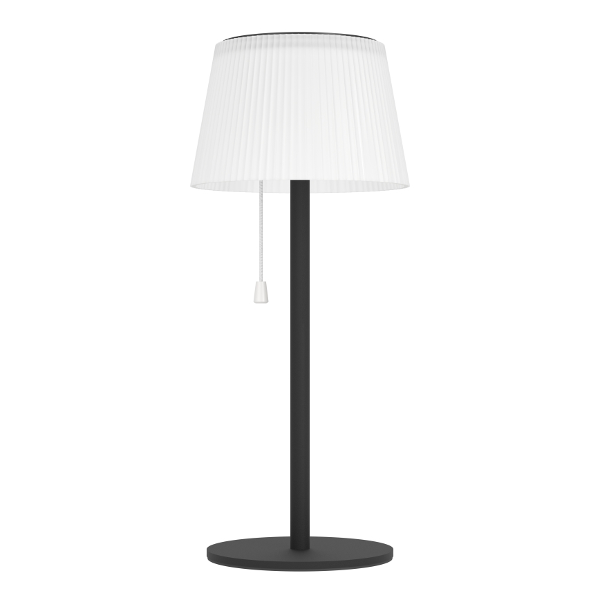 Eglo - Lampe de table solaire rechargeable à LED/2,3W/3,7V 3000/4000/6500K 1800 mAh IP44 noire