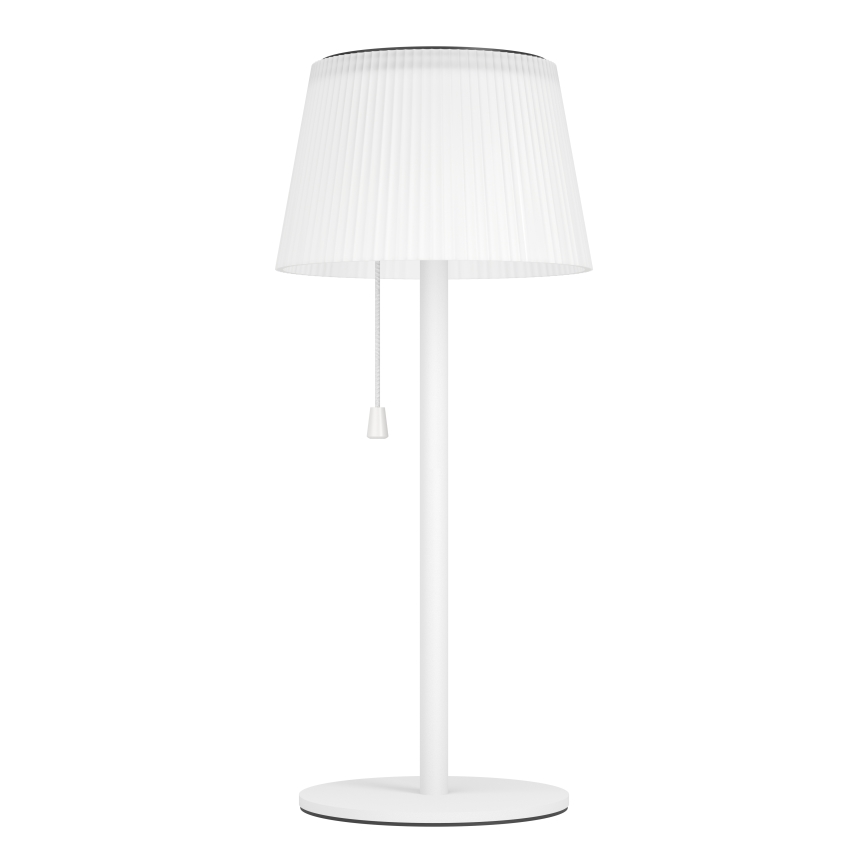 Eglo - Lampe de table solaire LED rechargeable/2,3W/3,7V 3000/4000/6500K 1800 mAh IP44 blanche