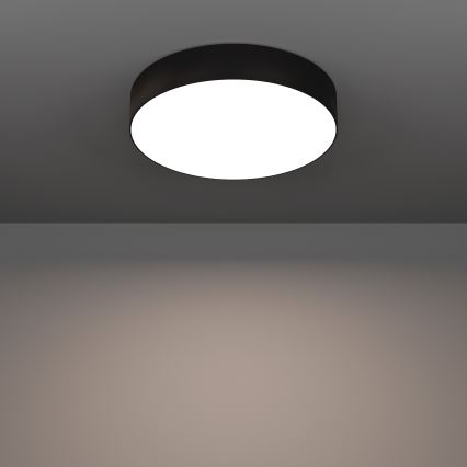 Eglo - Plafonnier LED RGBW dimmable 15W/230V 2700-6500K Ø 39 cm noir