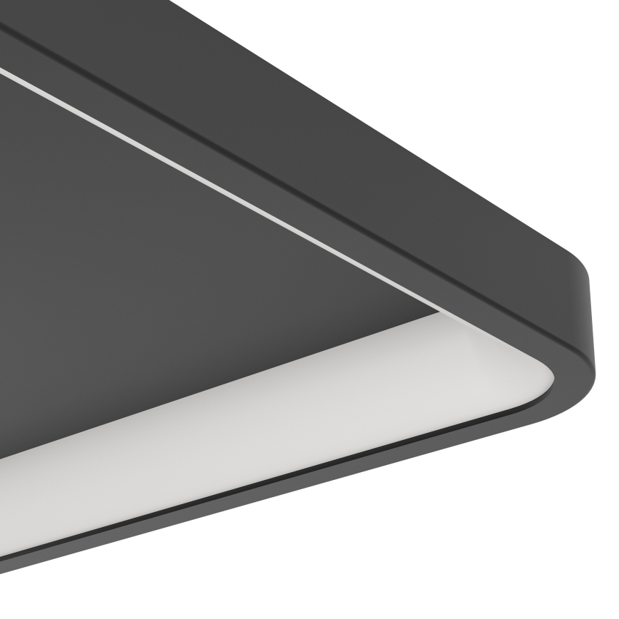 Eglo - Plafonnier LED RGBW dimmable LED/20W/230V 2700-6500K 35x35 cm noir