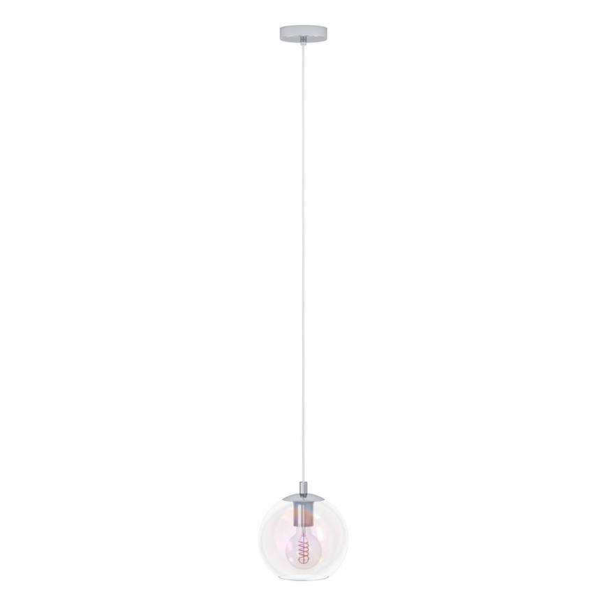 Eglo - Suspension sur câble 1xE27/60W/230V chrome brillant