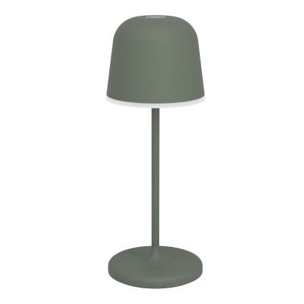 Eglo - Lampe de table LED extérieure rechargeable, tactile et dimmable, 1,8 W / 5 V, 2500/3000/4000 K, 2500 mAh, IP54, verte