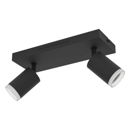 Eglo - LED RGBW Spot dimmable 2xLED/3,7W/230V 2700-6500K noir