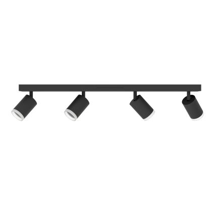 Eglo - Spot LED RGBW dimmable 4xLED/3,7W/230V 2700-6500K noir