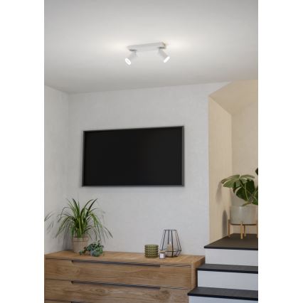 Eglo - LED RGBW Spot dimmable 2xLED/3,7W/230V 2700-6500K blanc