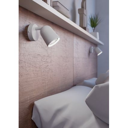 Eglo - Applique murale spot 1xGU10/5W/230V blanche