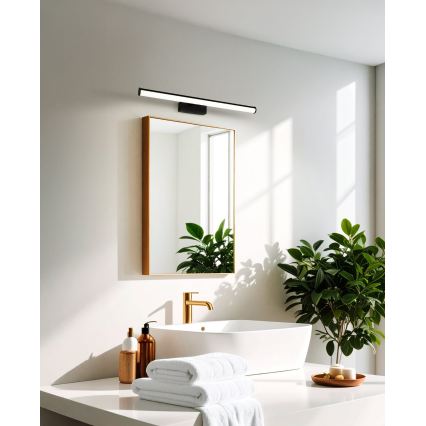 Eglo - Éclairage LED pour miroir de salle de bains LED/11W/230V 60 cm IP44 noir