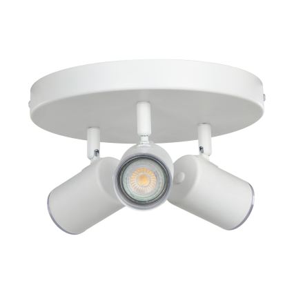 Eglo - Spot de salle de bains 3xGU10/5W/230V IP44 blanc