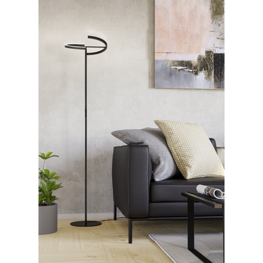 Eglo - Lampadaire LED dimmable 2xLED/8,8W/230V noir