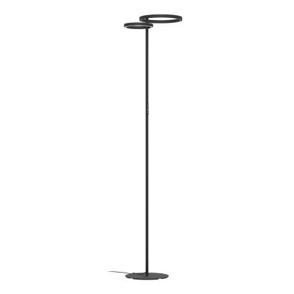 Eglo - Lampadaire LED dimmable LED/16W/230V + LED/12W noir