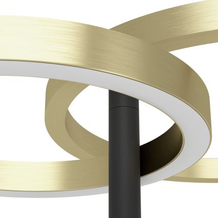 Eglo - lampe sur pied LED dimmable LED/16W/230V + LED/12W dorée/noire