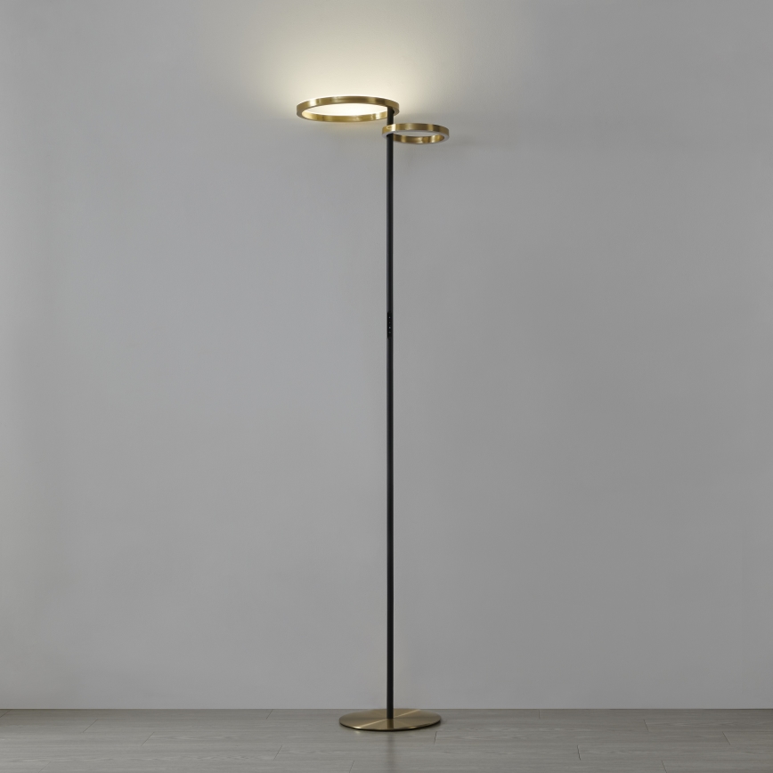 Eglo - lampe sur pied LED dimmable LED/16W/230V + LED/12W dorée/noire