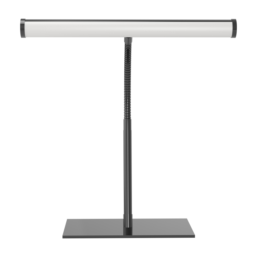 Eglo - Lampe de table tactile LED dimmable, 5W, 230V, 2700/4000/6500K, noir chromé
