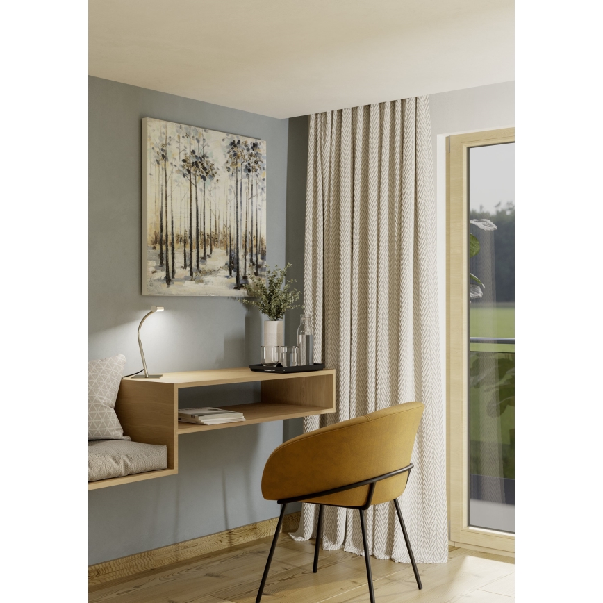 Eglo - Lampe de table tactile dimmable LED/5W/230V 2700/4000/6500K chrome mat