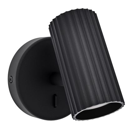 Eglo - Applique murale spot 1xGU10/5W/230V noire