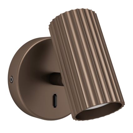 Eglo - Applique murale spot 1xGU10/5W/230V marron