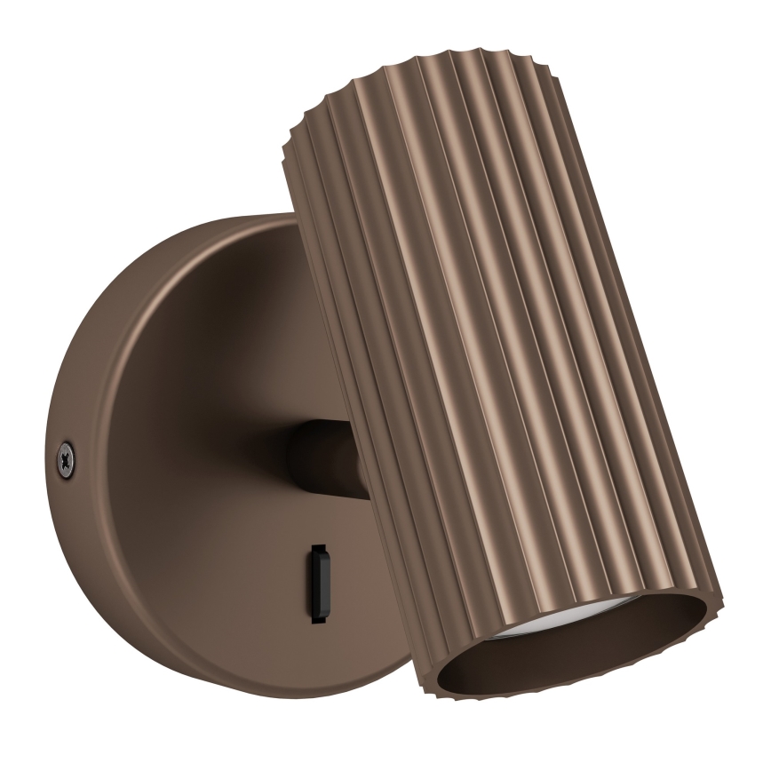 Eglo - Applique murale spot 1xGU10/5W/230V marron